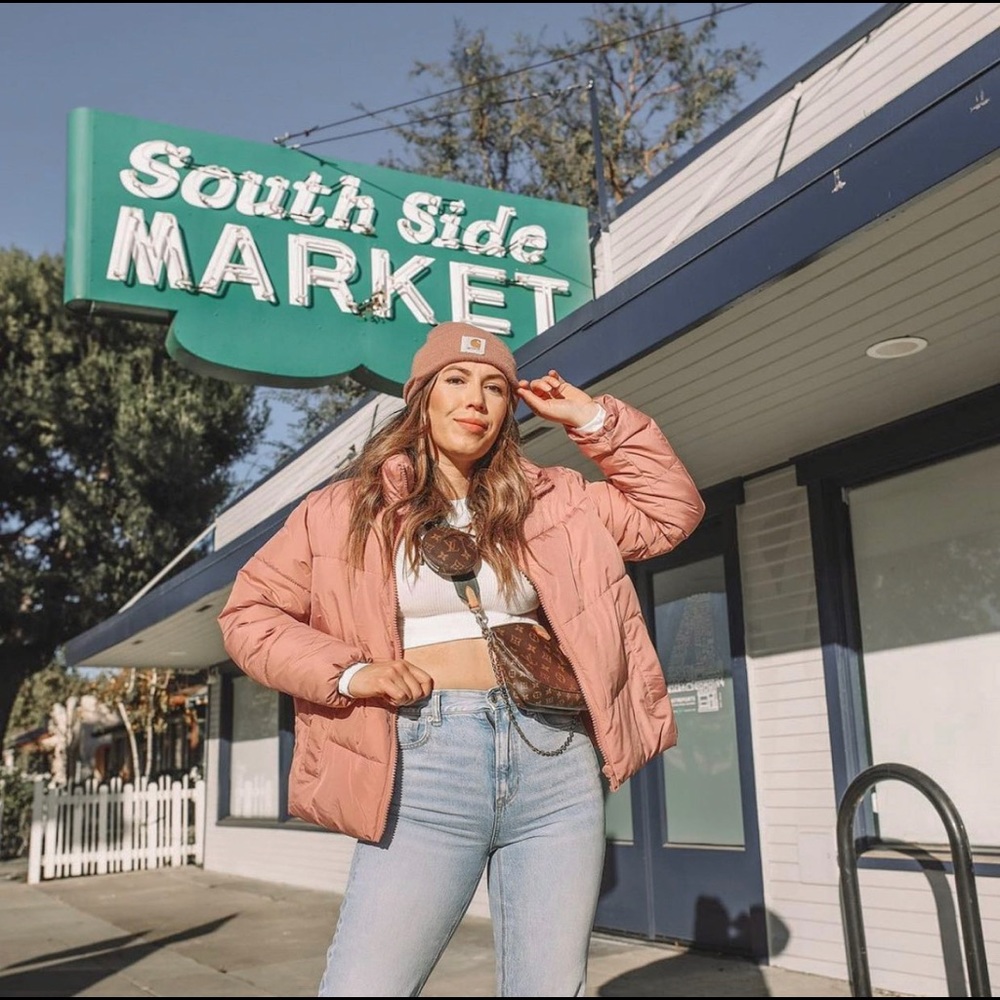 Pink Puffer Jacket